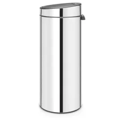 Cubo de basura Touch Bin, 30 L, acero brillante