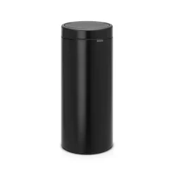 Cubo de basura Touch Bin, 30 L, negro mate