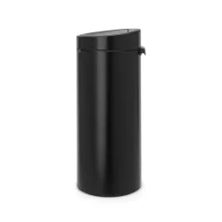 Cubo de basura Touch Bin, 30 L, negro mate