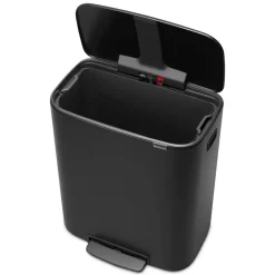 Cubo de pedal Bo 60 L, negro