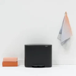 Cubo de pedal Bo 3x11 L, negro mate