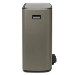 Cubo de pedal Bo 2x30 L, Platinum