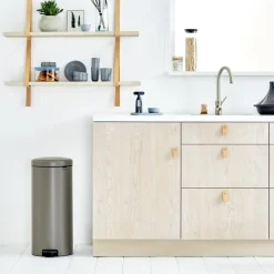 Cubo de pedal new Icon 30L, platino