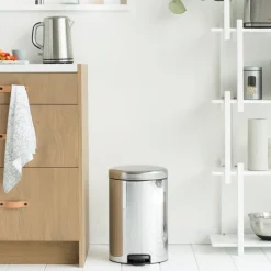 Cubo de pedal newIcon 20L, Brilliant steel