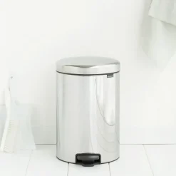 Cubo de pedal newIcon 20L, Brilliant steel