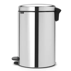 Cubo de pedal newIcon 20L, Brilliant steel