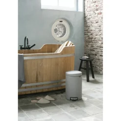 Cubo de pedal newIcon 12L, Mineral concrete grey