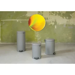 Cubo de pedal newIcon 12L, Mineral concrete grey