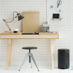 Cubo de pedal newIcon 12L, matt black (negro)