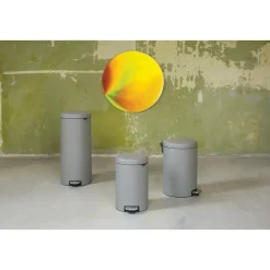 Cubo de pedal newIcon 20L, Mineral concrete grey