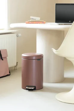 Cubo de pedal newIcon 12L, Satin Taupe