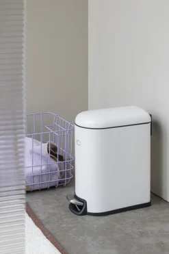 Cubo pedal Mini-Walther 5 L, Off-white