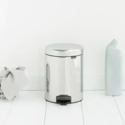 Cubo pedal newIcon 5L, Brilliant steel