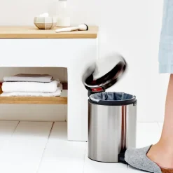 Cubo pedal newIcon 5L, Matt steel