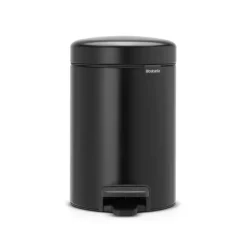 Cubo pedal newIcon 3L, Matt black (negro)