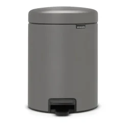 Cubo pedal newIcon 5L, Mineral concrete grey