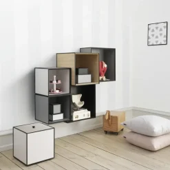 Cubo sin puerta Frame 35, gris claro