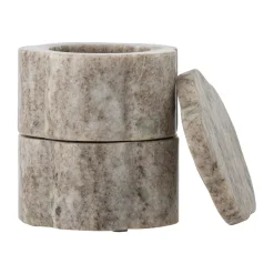 Cuenco con tapa Nezli Ø9 cm, Natural