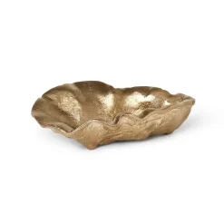Cuenco decorativo Oyster 10,5 cm, latón