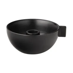Cuenco para vela Ernst Ø12 cm, negro