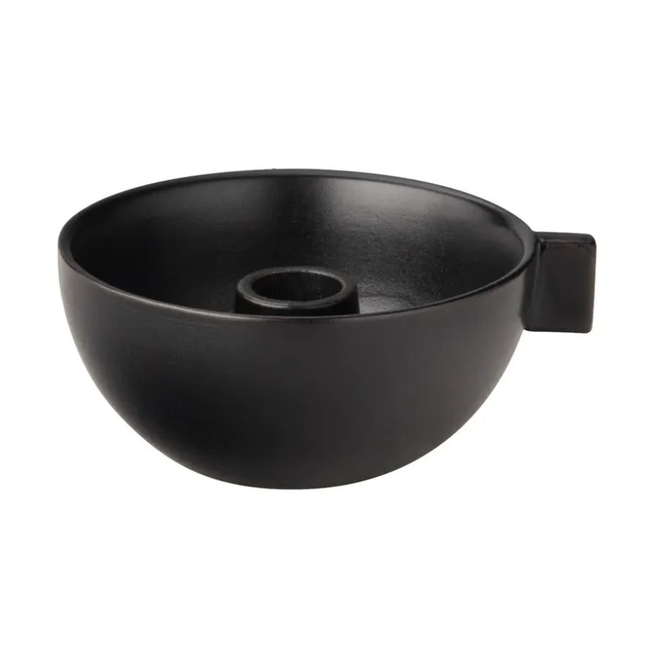 Cuenco para vela Ernst Ø12 cm, negro