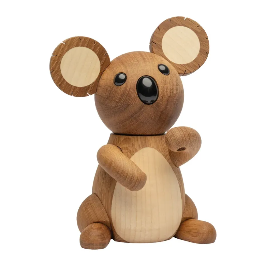 Decoración Aussie koala 17,5 cm, Roble