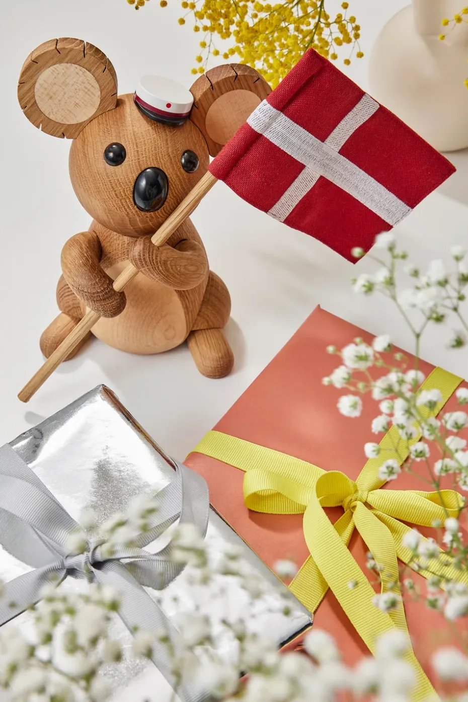 Decoración Aussie koala 17,5 cm, Roble