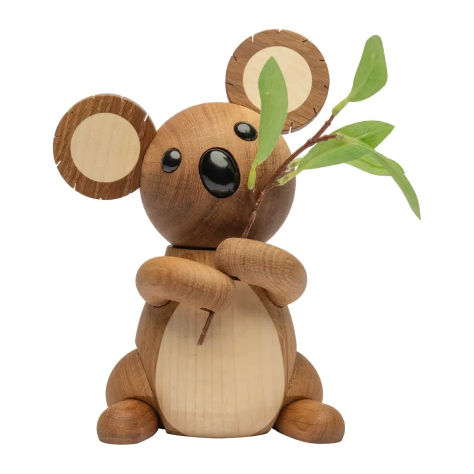 Decoración Aussie koala 17,5 cm, Roble