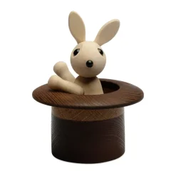 Decoración conejo The Magic Hat 9,5 cm, Arce