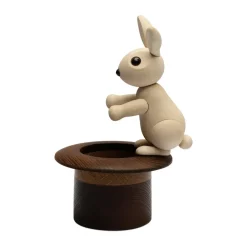 Decoración conejo The Magic Hat 9,5 cm, Arce