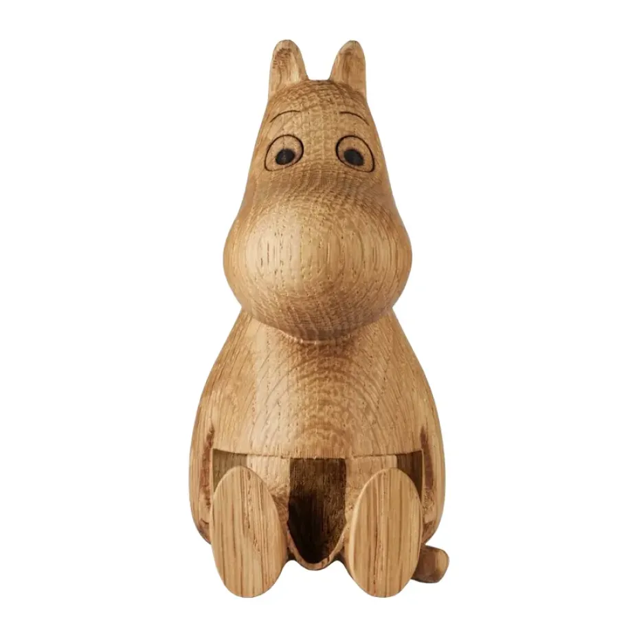 Decoración de madera Mamá Mumin 10 cm, ROBLE (FSC)
