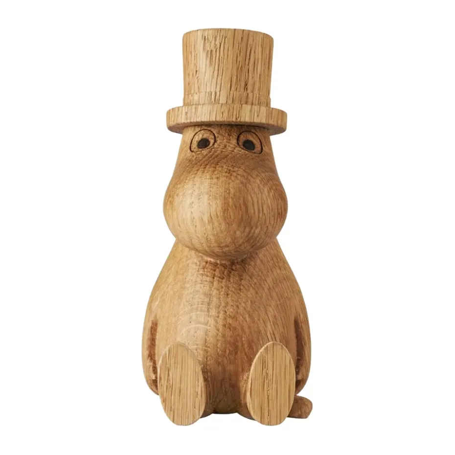 Decoración de madera Papá Mumin 11 cm, ROBLE (FSC)