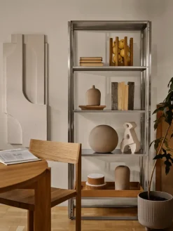 Decoración de pared Serif Relief L, Off white