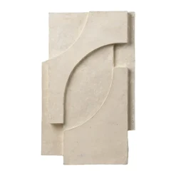 Decoración de pared Serif Relief M, Off white