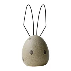 Decoración de Pascua Liebre H18 cm, Beige dot