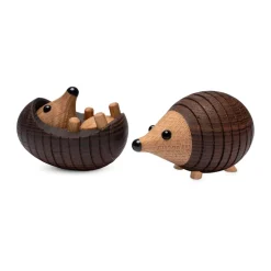 Decoración erizo Stick 4,5 cm, Fresno tratado térmicamente