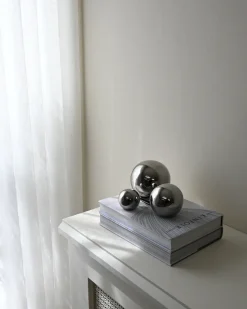 Decoración Gallery Balls 3 piezas, Chrome