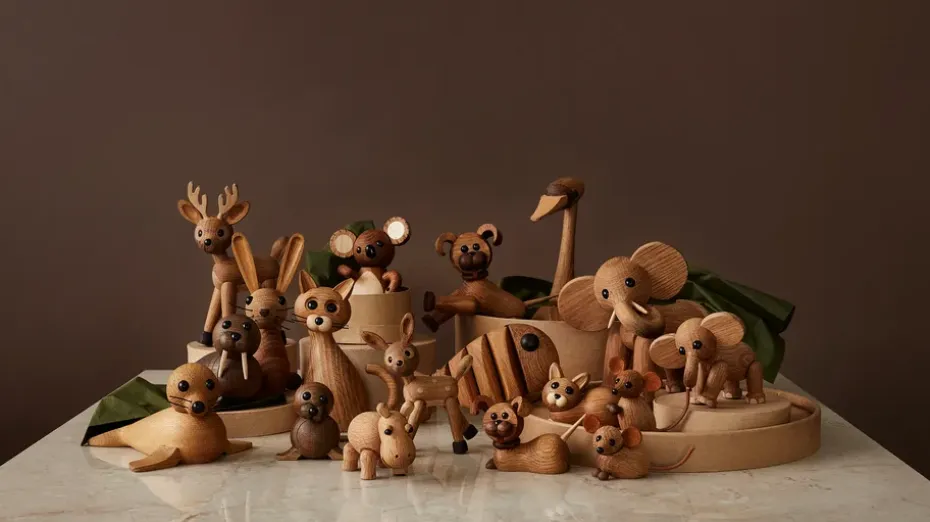 Decoración hipopótamo Flora, Roble-fresno