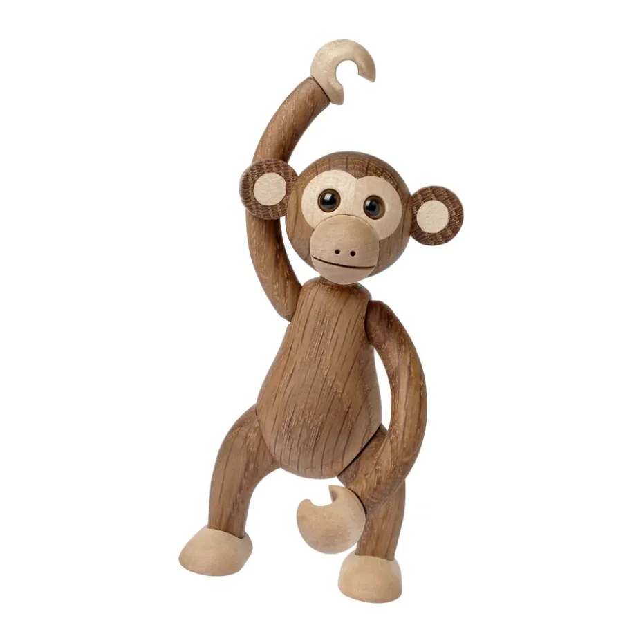Decoración mono Jolly 11 cm, Roble