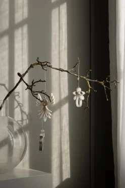 Decoración navideña Engla 3 piezas, White