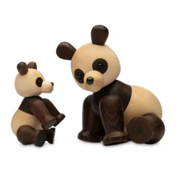 Decoración panda Pixi arce 9 cm, Marrón