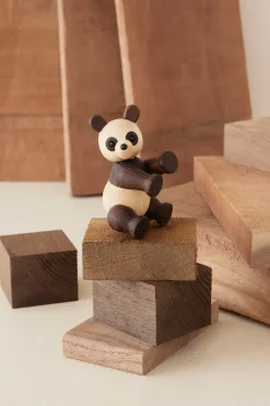 Decoración panda Pixi arce 9 cm, Marrón