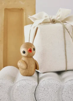 Decoración Spring Birds 6,5 cm, Jokey, roble