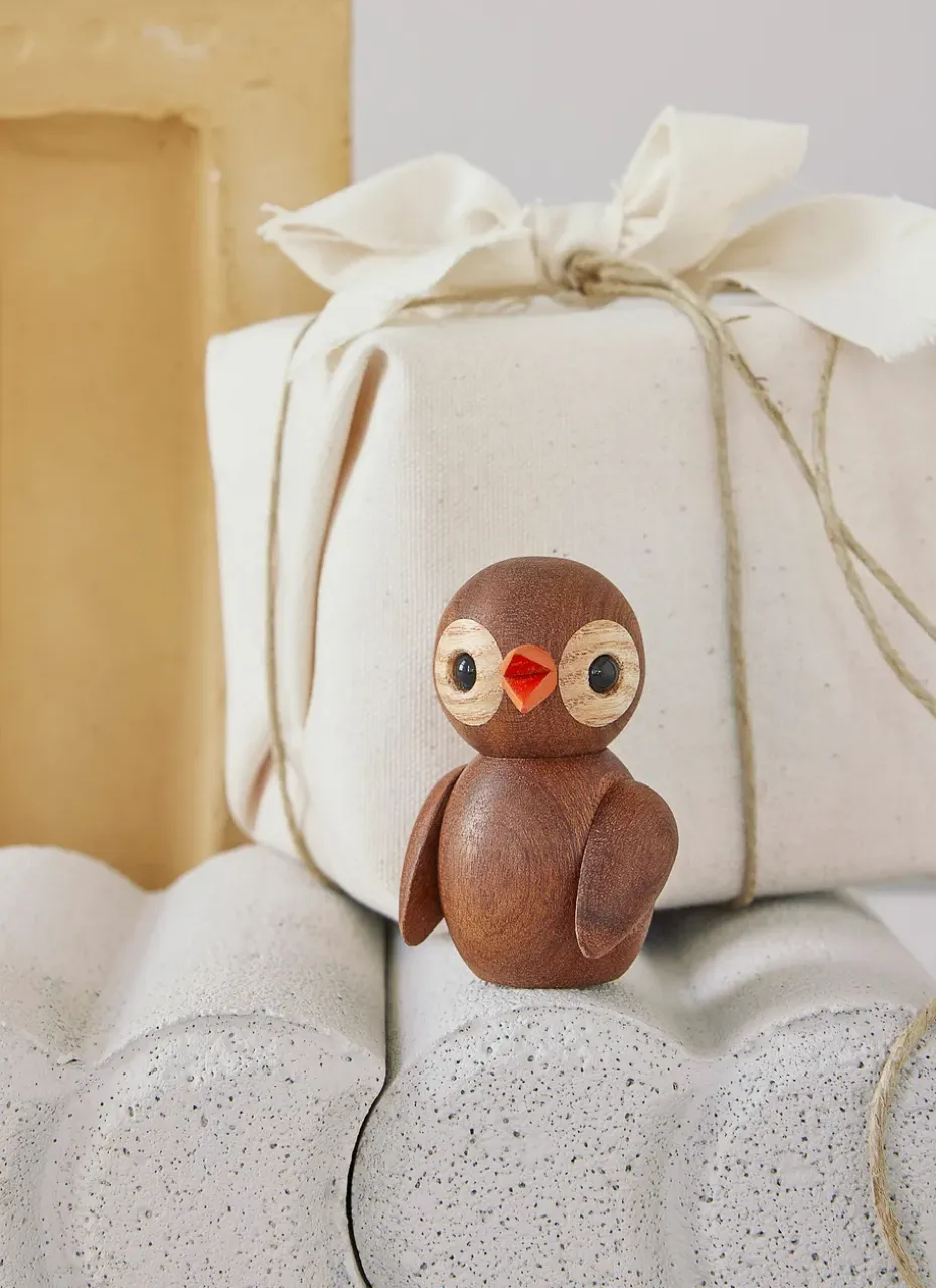 Decoración Spring Birds 6,5 cm, Trendy, fresno tratado