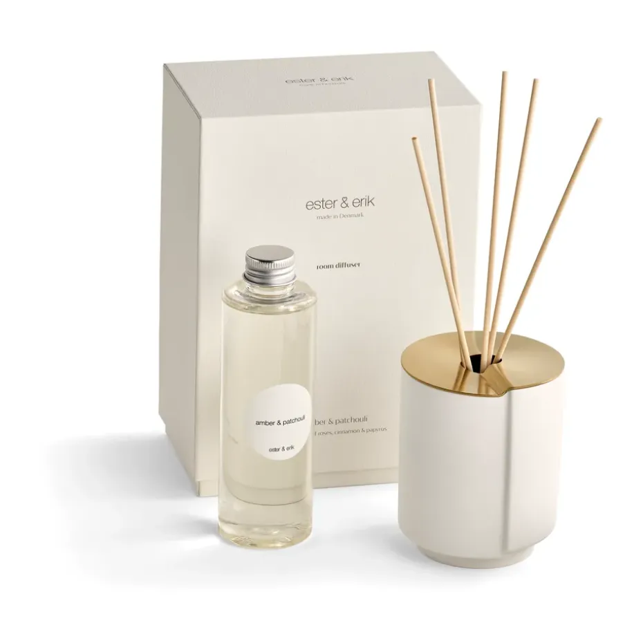 Difusor con varillas ester & erik, Amber & patchouli