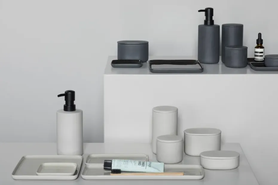 Dispensador de jabón Cose Ø7 cm, Beige