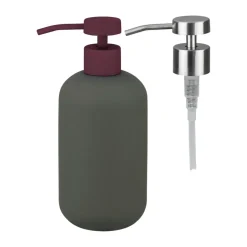 Dispensador de jabón Lotus play alto, incl. 2 cabezales, Dark olive