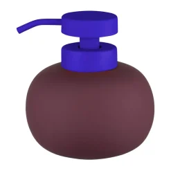 Dispensador de jabón Lotus play bajo, incl. 2 cabezales, Wine