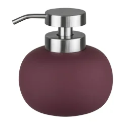 Dispensador de jabón Lotus play bajo, incl. 2 cabezales, Wine