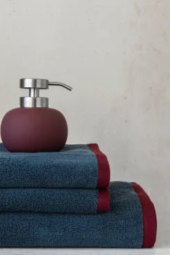 Dispensador de jabón Lotus play bajo, incl. 2 cabezales, Wine